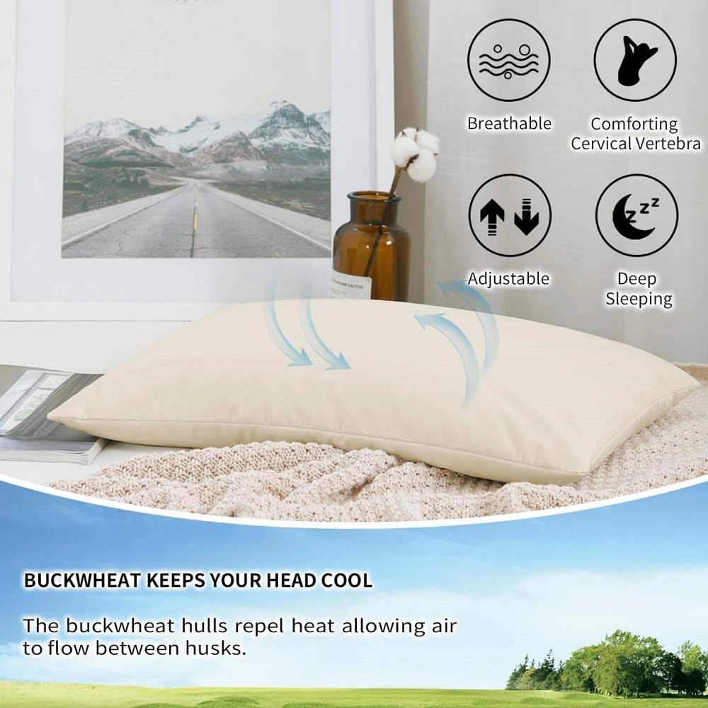 Breathable for Cool Sleep, Cervical Support for Back and Side Sleepers-BP-002