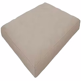 iris certified organic cotton meditation floor mat - removable cover for easy cleaning
