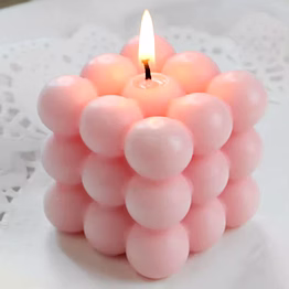 iris best price bubble candle aromatherapy candle handmade cube candle rose scented