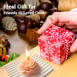 iris best price peony flower shape candles aromatic pastel aesthetic candle with rose fragrance