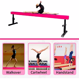 iris adjustable balance beam gymnastics exercise training equipment gym