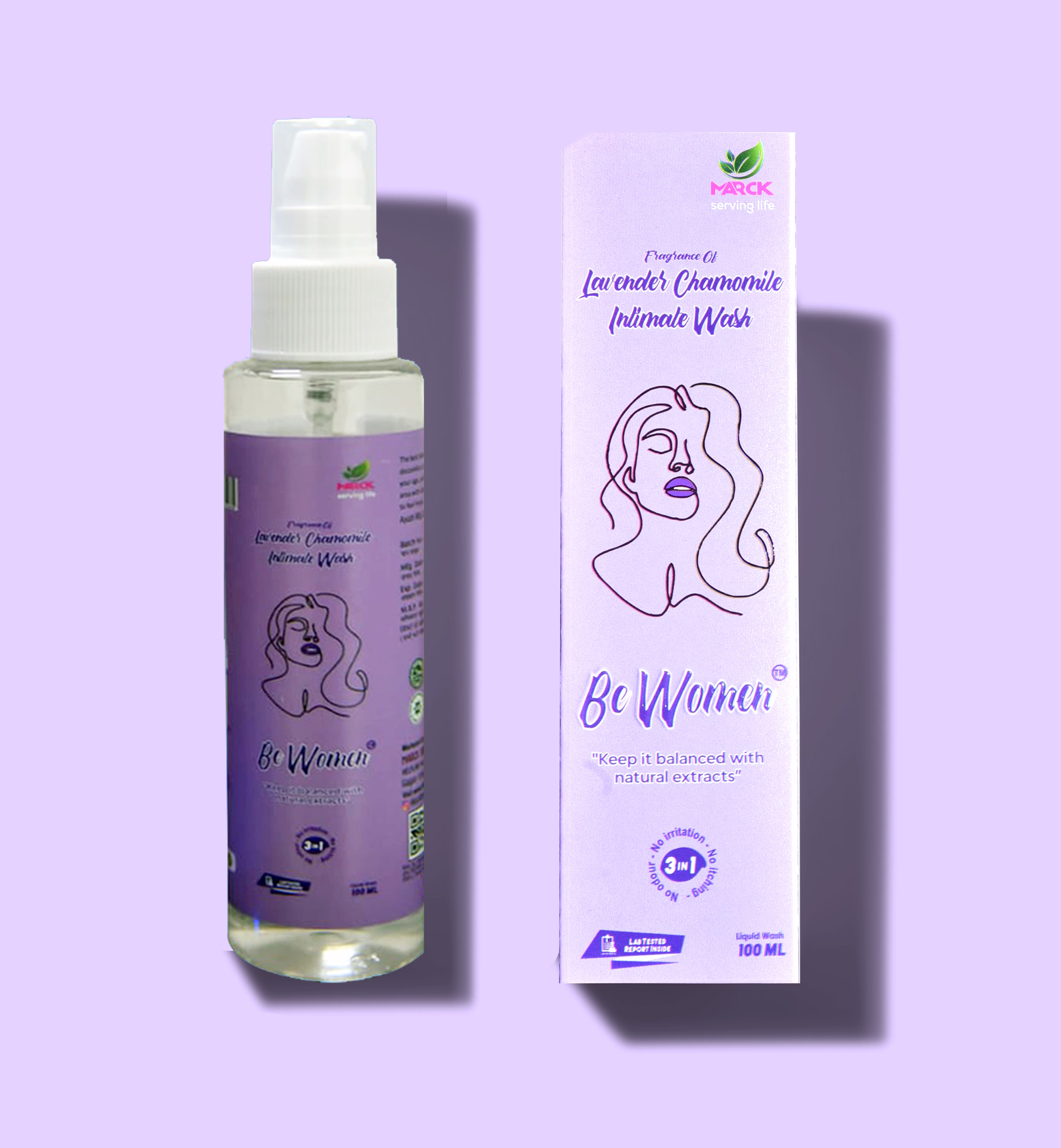 Be women Intimate wash for intimate hygiene image 1