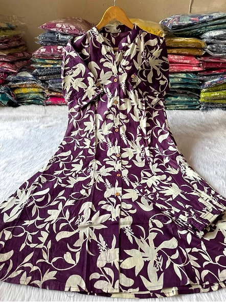 Beautiful cotton two piece suits for women-4