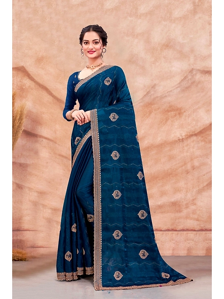 Parvati Multicolor Burburry Chiffon Saree