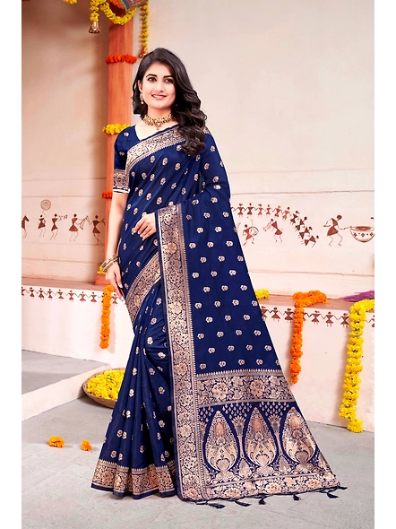 Parvati Multicolor Rapier Silk Saree-2