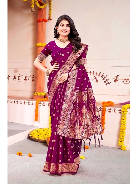 Parvati Multicolor Rapier Silk Saree-3