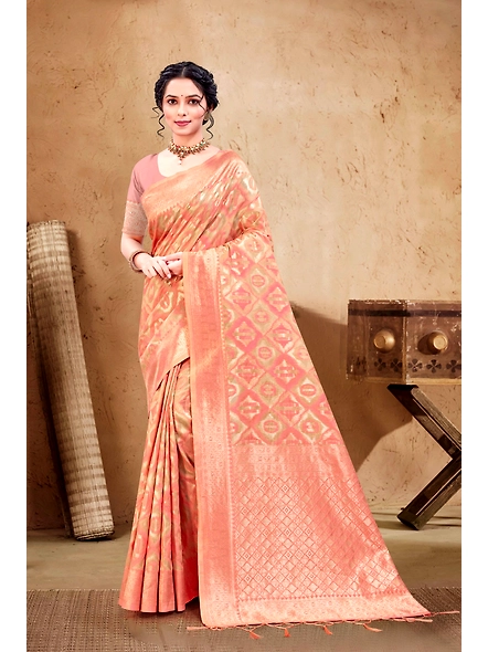 Parvati Multicolor Rapier Silk Saree-4
