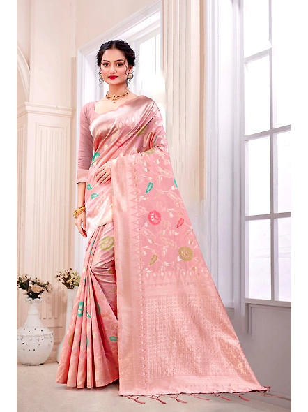 Parvati Multicolor Rapier Silk Saree