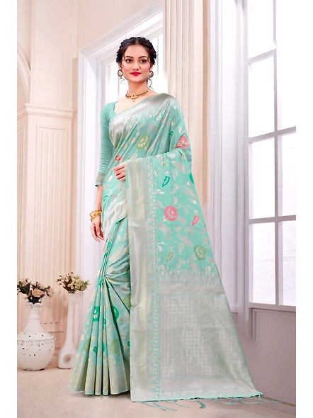 Parvati Multicolor Rapier Silk Saree