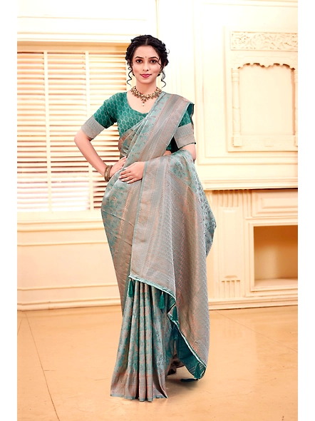 Parvati Multicolor Rapier Silk Saree