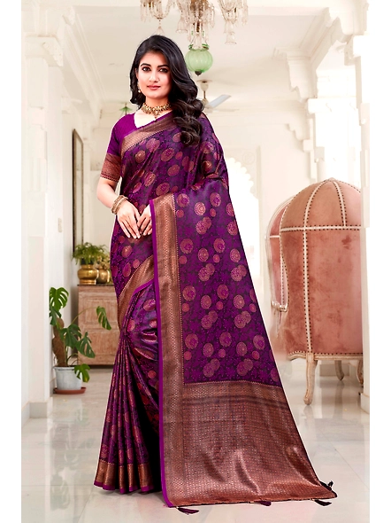 Parvati Multicolor Rapier Silk Saree