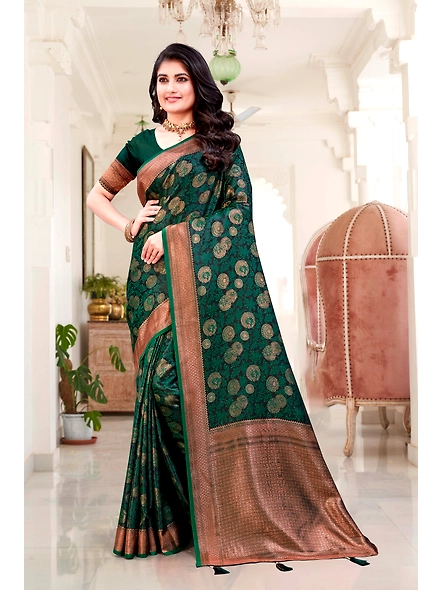 Parvati Multicolor Rapier Silk Saree-2