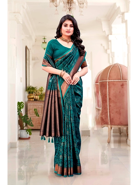 Parvati Multicolor Rapier Silk Saree-3
