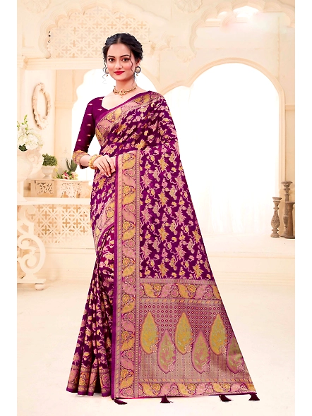 Parvati Multicolor Rapier Silk Saree-2