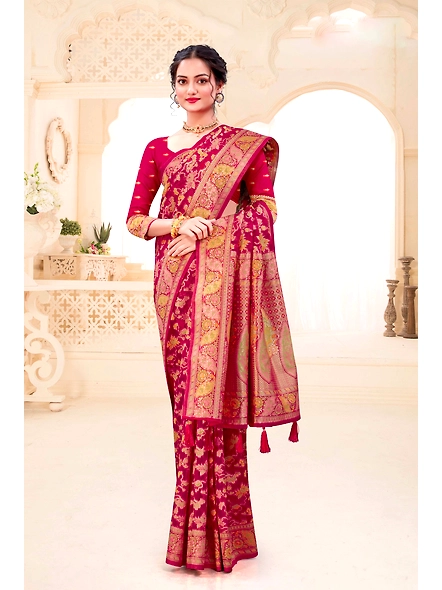 Parvati Multicolor Rapier Silk Saree-4