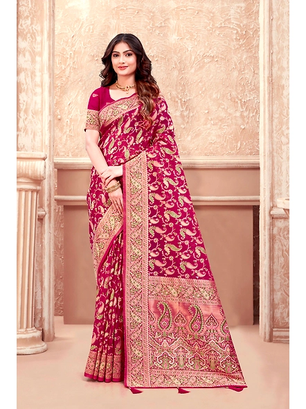 Parvati Multicolor Organza Saree