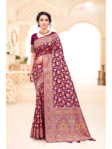 Parvati Multicolor Organza Saree