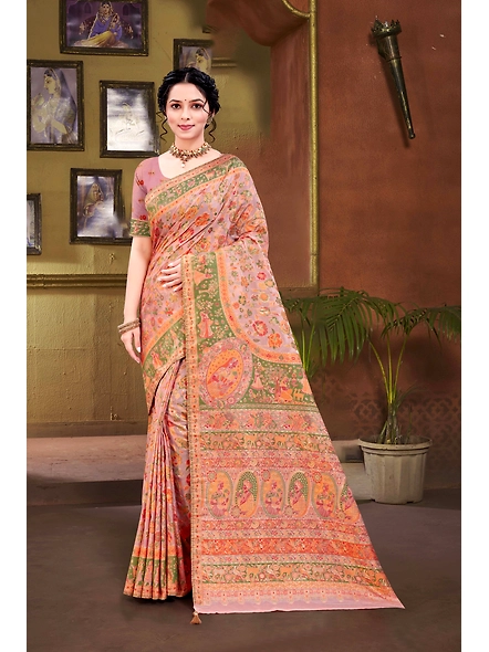 Parvati Multicolor Rapier Silk Saree