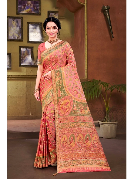 Parvati Multicolor Rapier Silk Saree