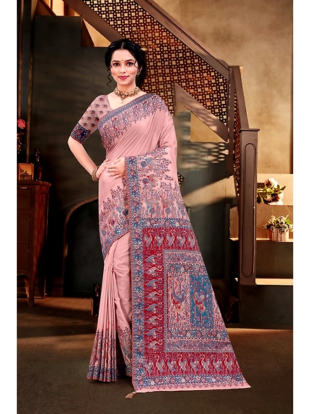 Parvati Multicolor Rapier Silk Saree
