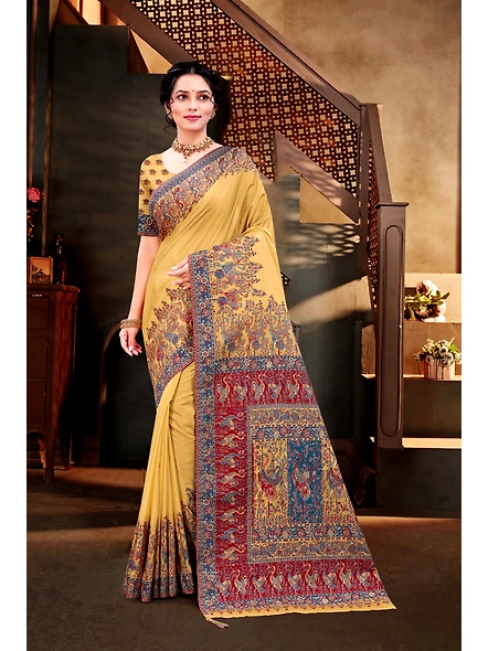 Parvati Multicolor Rapier Silk Saree
