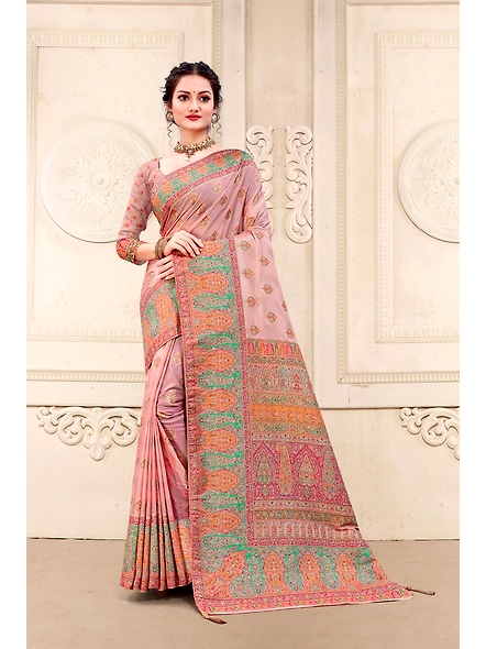 Parvati Multicolor Rapier Silk Saree-2