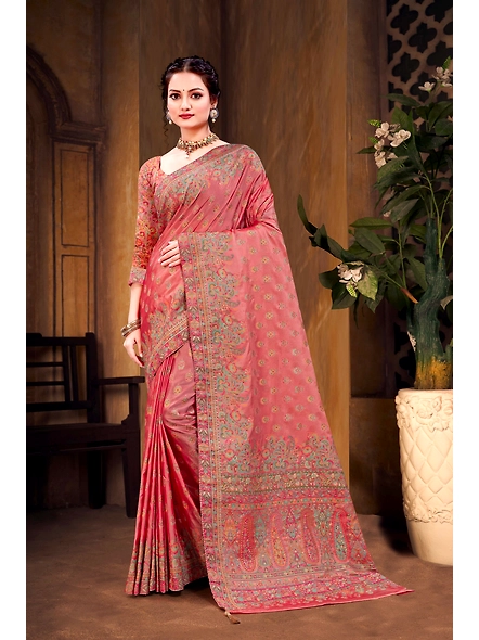 Parvati Multicolor Rapier Silk Saree