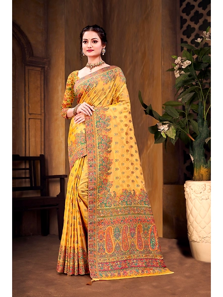 Parvati Multicolor Rapier Silk Saree