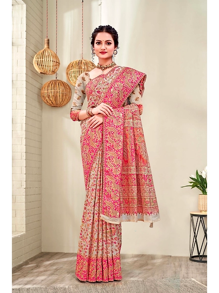 Parvati Multicolor Rapier Silk Saree-4