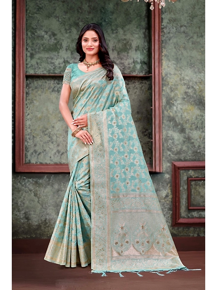 Parvati Multicolor Rapier Silk Saree