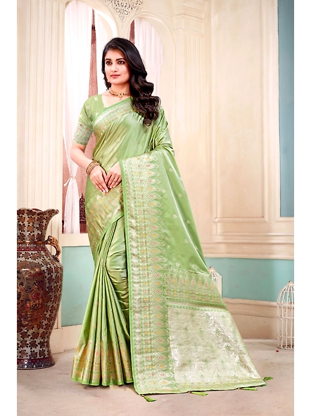 Parvati Multicolor Rapier Silk Saree