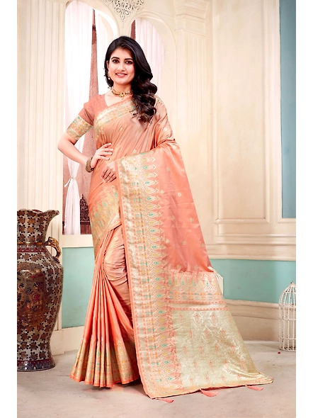 Parvati Multicolor Rapier Silk Saree