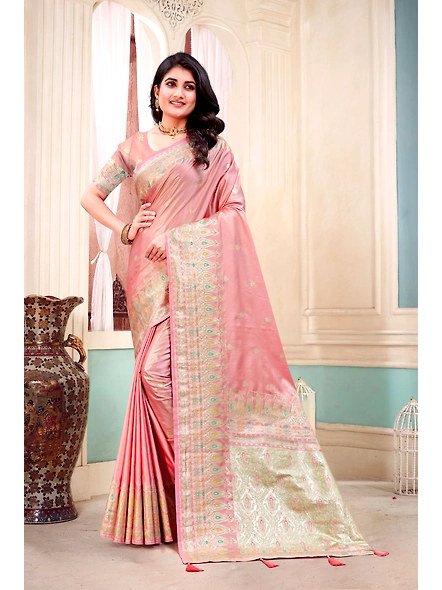 Parvati Multicolor Rapier Silk Saree-2