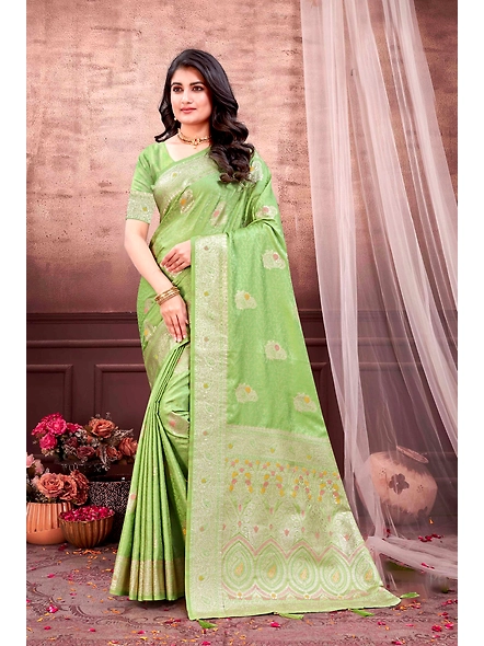 Parvati Multicolor Rapier Silk Saree