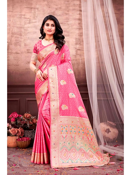 Parvati Multicolor Rapier Silk Saree