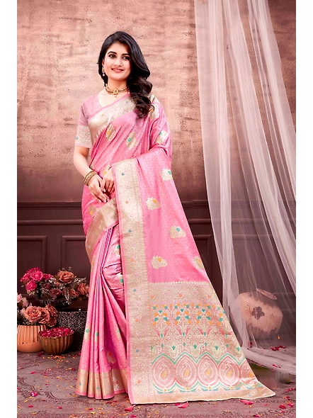 Parvati Multicolor Rapier Silk Saree-2