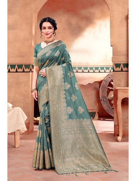 Parvati Multicolor Rapier Silk Saree
