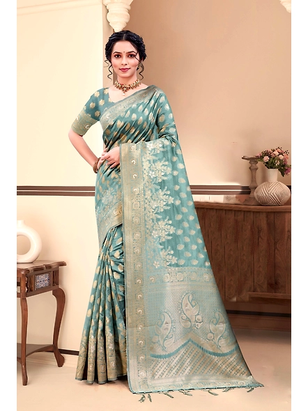 Parvati Multicolor Rapier Silk Saree