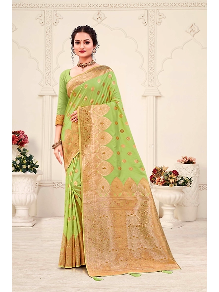 Parvati Multicolor Rapier Silk Saree