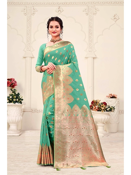 Parvati Multicolor Rapier Silk Saree-2