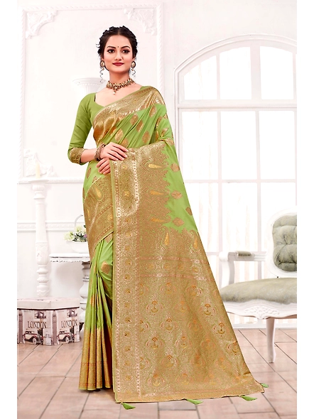 Parvati Multicolor Rapier Silk Saree