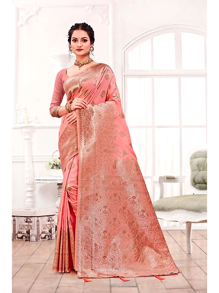 Parvati Multicolor Rapier Silk Saree-2