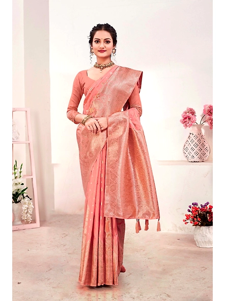 Parvati Multicolor Rapier Silk Saree-4