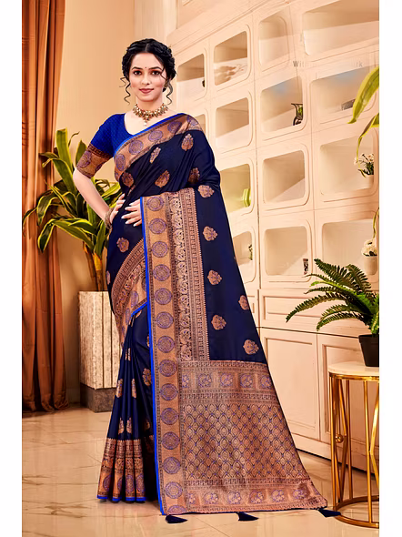 Parvati Multicolor Rapier Silk Saree-2