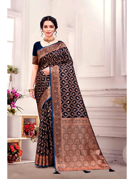Parvati Multicolor Rapier Silk Saree
