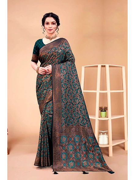 Parvati Multicolor Rapier Silk Saree