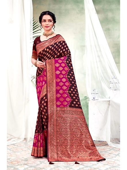 Parvati Multicolor Rapier Silk Saree-2