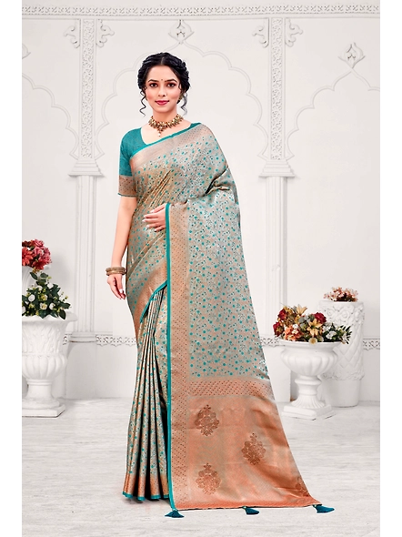 Parvati Multicolor Rapier Silk Saree