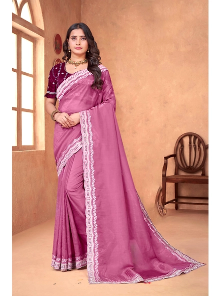 Parvati Multicolor Elaichi Silk Saree-3