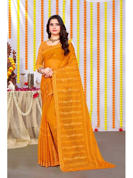 Parvati Multicolor Shimmer Saree-17072